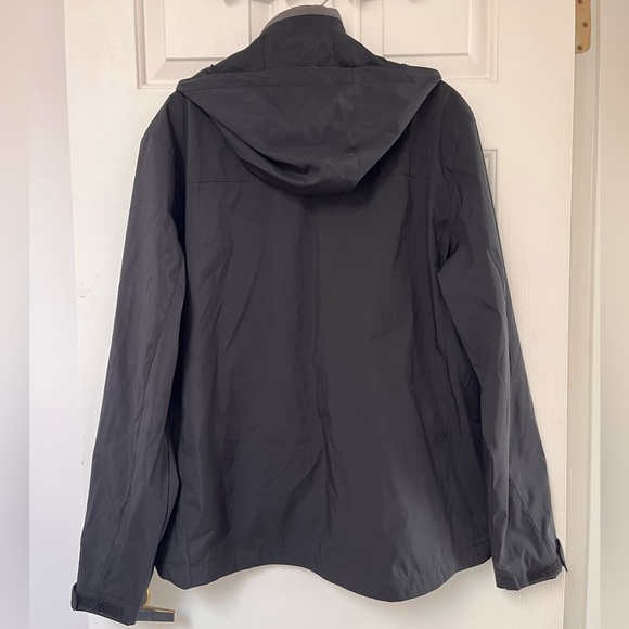 NWT Weatherproof Men’s Two-Way Stretch Rain Jacket L Black - Picture 6 of 14